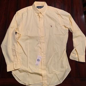 Polo Ralph Lauren yellow button down polo